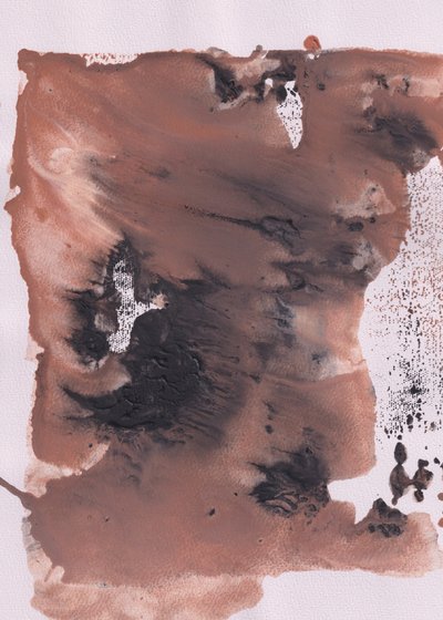 Abstracto fluido y terroso de Maira Ribena