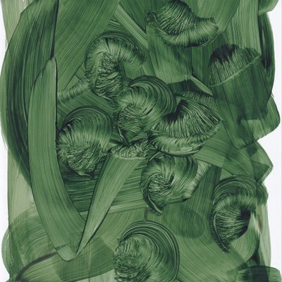 Espirales de un verde intenso de Maira Ribena