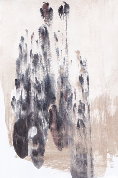 Paisaje abstracto «Dos pájaros» de Maira Ribena