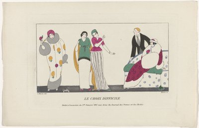 Journal des Dames et des Modes, 1 de enero de 1913: La difícil elección de Maire