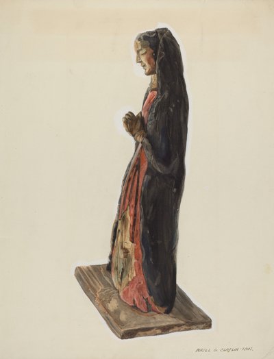 Bulto Santa Rita, c. 1939 de Majel G. Claflin
