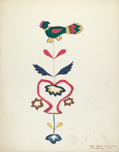 Diseño de una cartera propuesta, 1935-1942 de Majel G. Claflin