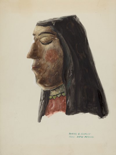 Cabeza de Guadalupe, c. 1938 de Majel G. Claflin