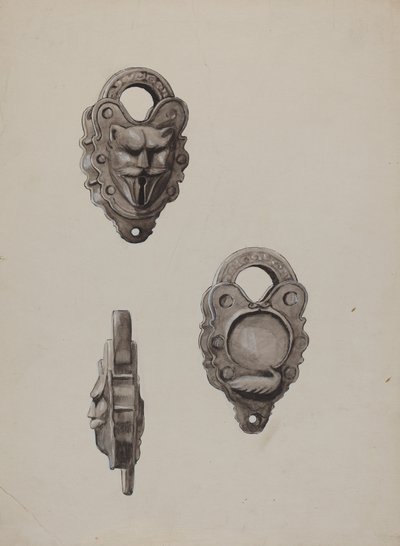 Cerradura de hierro de Majel G. Claflin