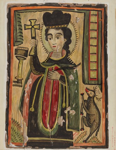 Retablo - San Procopio de Majel G. Claflin
