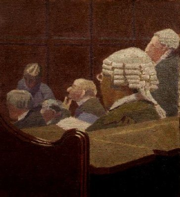 Escena de la corte de Malcolm Drummond