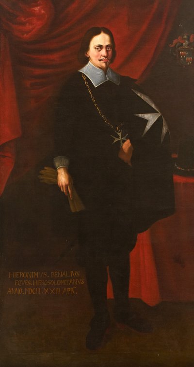 Heironimus Benalius-Girolamo Benaglio de Bérgamo, 1603 de Maltese School