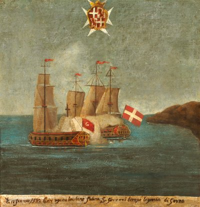 Batalla naval, 1582, Gozo de Maltese School
