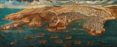 Vista del Fuerte Ricasoli, Castillo de San Angelo, L