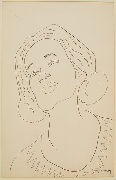 Estudio de una chica #3 de Malvin Gray Johnson