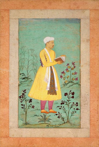 Retrato de Nakib Khan, principios del siglo XVII de Manohar