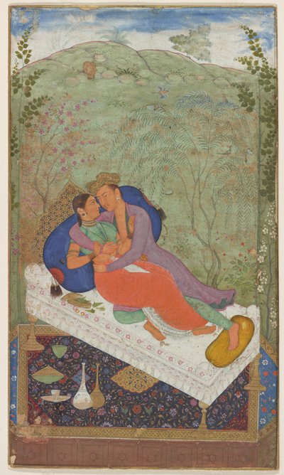 Sultán Murad y una Consorte, ca. 1597 de Manohar