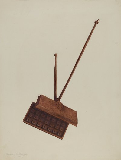 Plancha de gofres para chimenea de Manuel G. Runyan