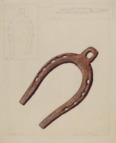 Herradura de Mula, c. 1937 de Manuel G. Runyan