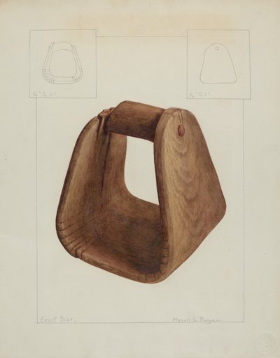 Estribo de silla, c. 1938 de Manuel G. Runyan
