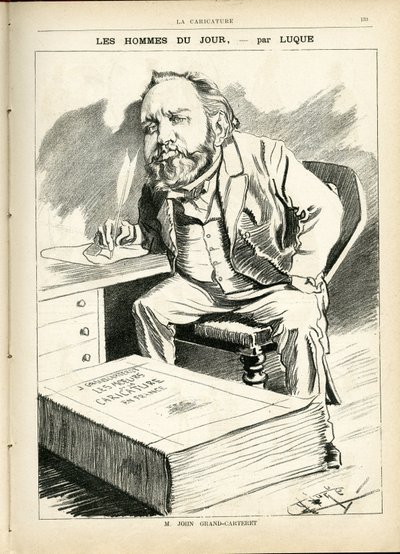 Ilustración de Manuel Luque (1854-1919) en La Caricature (1880) de Manuel Luque