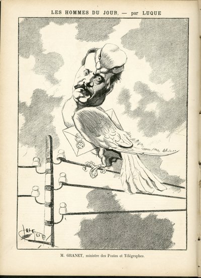 Ilustración de Manuel Luque (1854-1919) en La Caricature (1880) de Manuel Luque