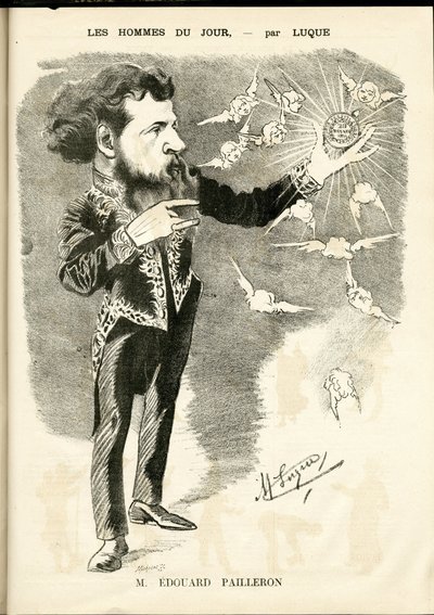 Ilustración de Manuel Luque (1854-1919) en La Caricature (1880) de Manuel Luque