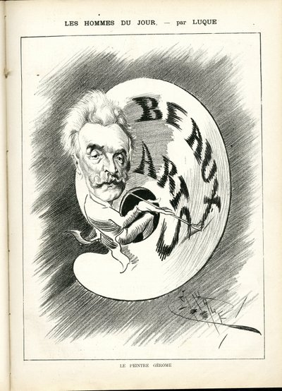 Ilustración de Manuel Luque (1854-1919) en La Caricature (1880) de Manuel Luque