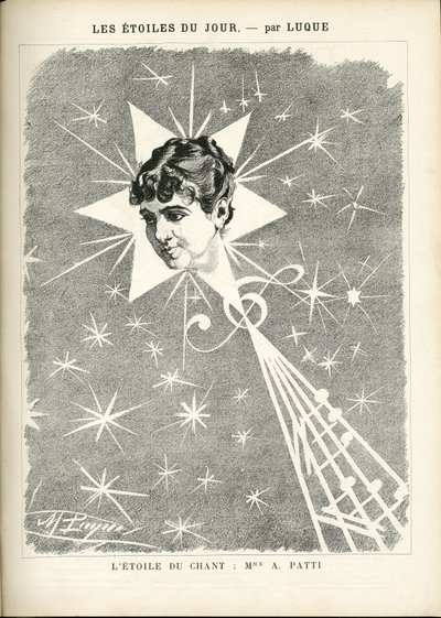 Ilustración de Manuel Luque (1854-1919) en La Caricature (1880) de Manuel Luque