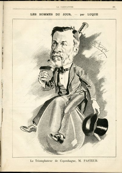 Ilustración de Manuel Luque (1854-1919) en La Caricature (1880) de Manuel Luque