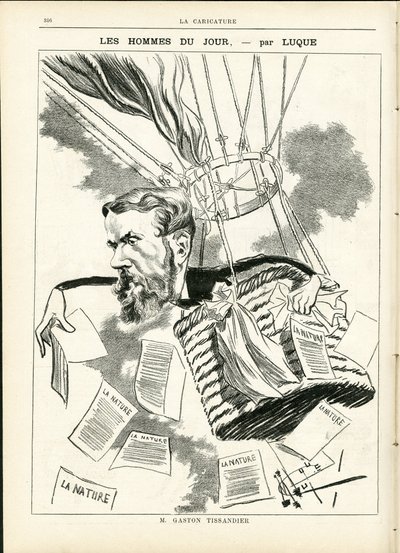 Ilustración de Manuel Luque en La Caricature (1880) de Manuel Luque