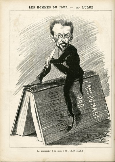 Ilustración de Manuel Luque en La Caricature (1880) de Manuel Luque