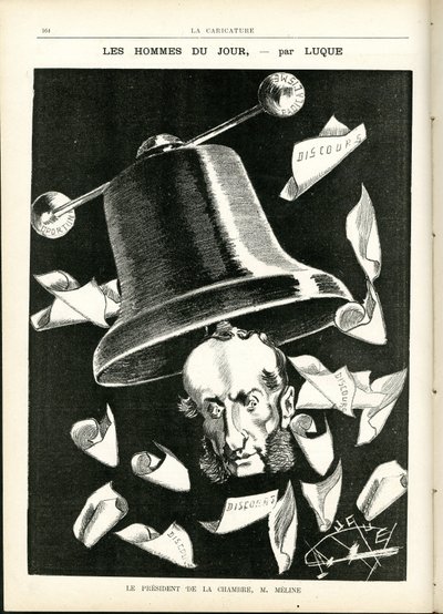 Ilustración de Manuel Luque en La Caricatura (1880) de Manuel Luque