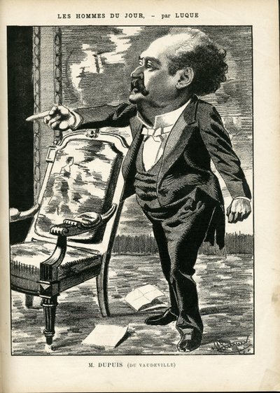 Ilustración en La Caricatura (1880) de Manuel Luque