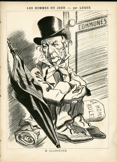 Ilustración de Manuel Luque (1854-1919) en La Caricature (1880) de Manuel Luque