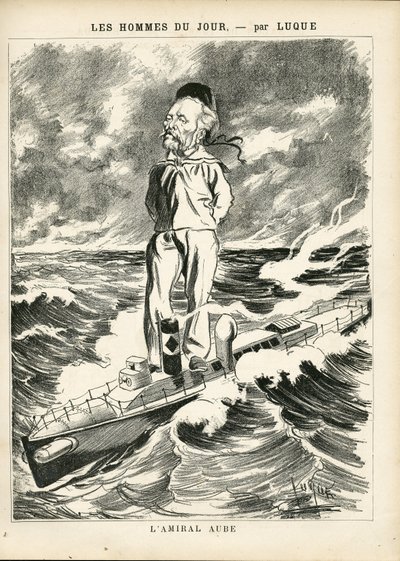 Ilustración de Manuel Luque (1854-1919) en La Caricature (1880) de Manuel Luque