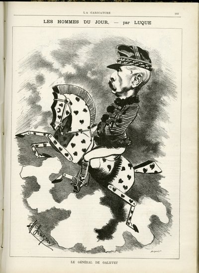 Ilustración de Manuel Luque (1854-1919) en La Caricature (1880) de Manuel Luque