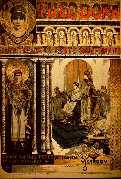 Póster del Teatro De La Porte Saint Martin de Manuel Orazi