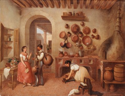 En la cocina de la Hacienda de Manuel Serrano
