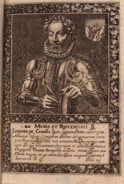 Retrato del poeta Luís Vaz de Camões c.1524-1580, 1624 de Manuel Severim de Faria