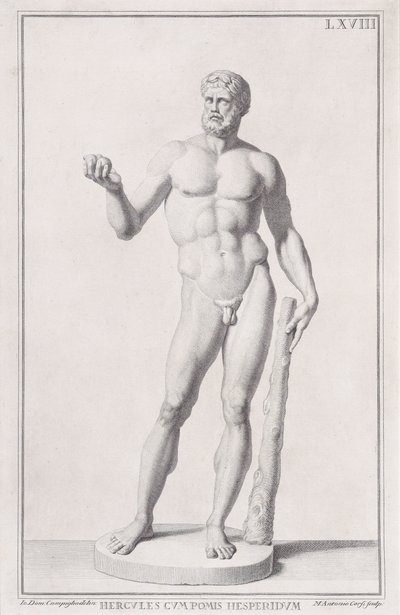 Estatua de Hércules, 1734 de Marc