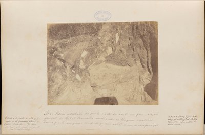 Estudio detallado de la parte norte de la carte en la formación glaciar Red Gate de Marc Ferrez