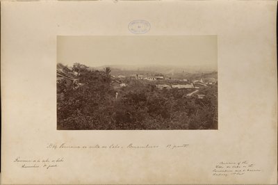 Panorama de la villa de Cabo, Pernambuco - 1ª parte de Marc Ferrez