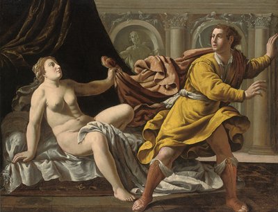José y la esposa de Potifar de Marcantonio Bassetti