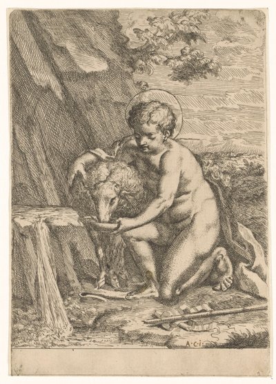 Juan el Bautista de niño de Marcantonio Bellavia