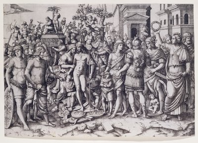 Un triunfo de Marcantonio Raimondi