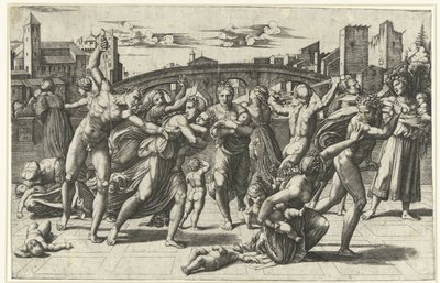 La masacre de los inocentes
Kindermoord te Betlehem de Marcantonio Raimondi