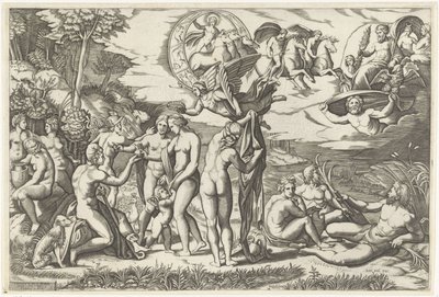 Sentencia de París de Marcantonio Raimondi