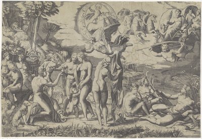 Sentencia de París de Marcantonio Raimondi