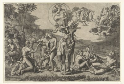 Sentencia de París de Marcantonio Raimondi
