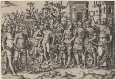 Triunfo de Marcantonio Raimondi, after Jacopo Ripanda