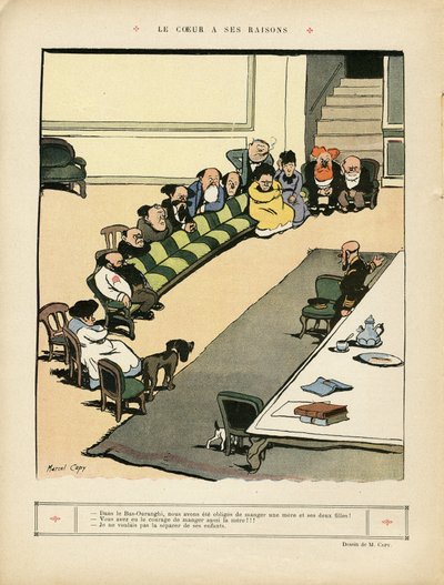 Ilustración de Marcel Capy (1865-1941) en Le Rire de Marcel Amable O.L. Capy