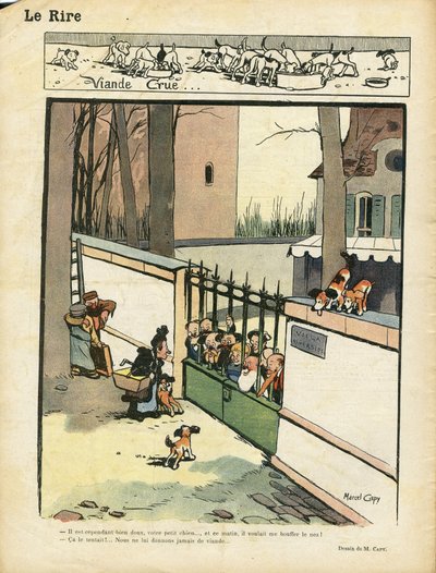 Ilustración de Marcel Capy en Le Lire de Marcel Amable O.L. Capy
