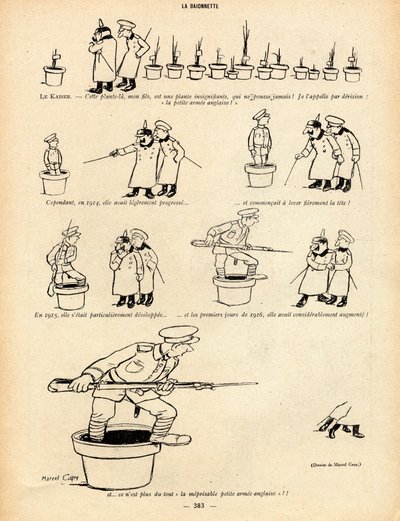 La Baionnette, Satírico en N & B de Marcel Amable O.L. Capy