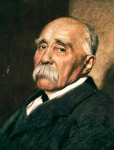 Primer ministro francés Georges Clemenceau (1841-1929) c. 1920 de Marcel Andre Baschet